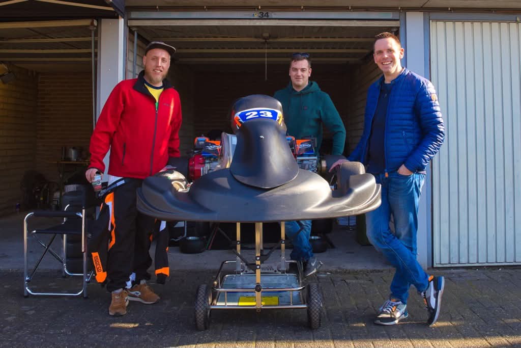 RV karting, Maikel, Tim, Rens